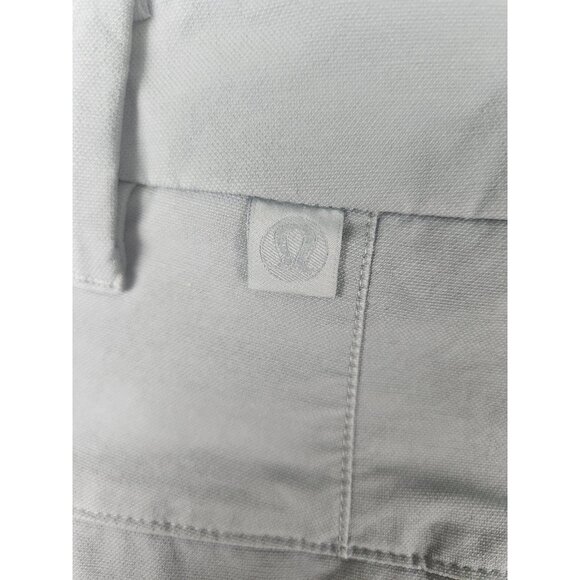 Lululemon Commission Shorts Men's Size 32 Gray 9" Inseam Chino - Picture 9 of 13